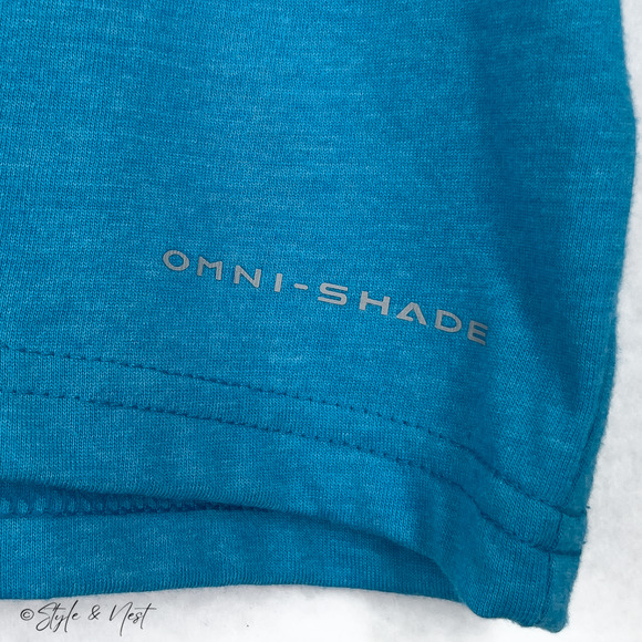 Columbia Wild Cast Pocket Tee Fish Retro Size Medium - Picture 4 of 6